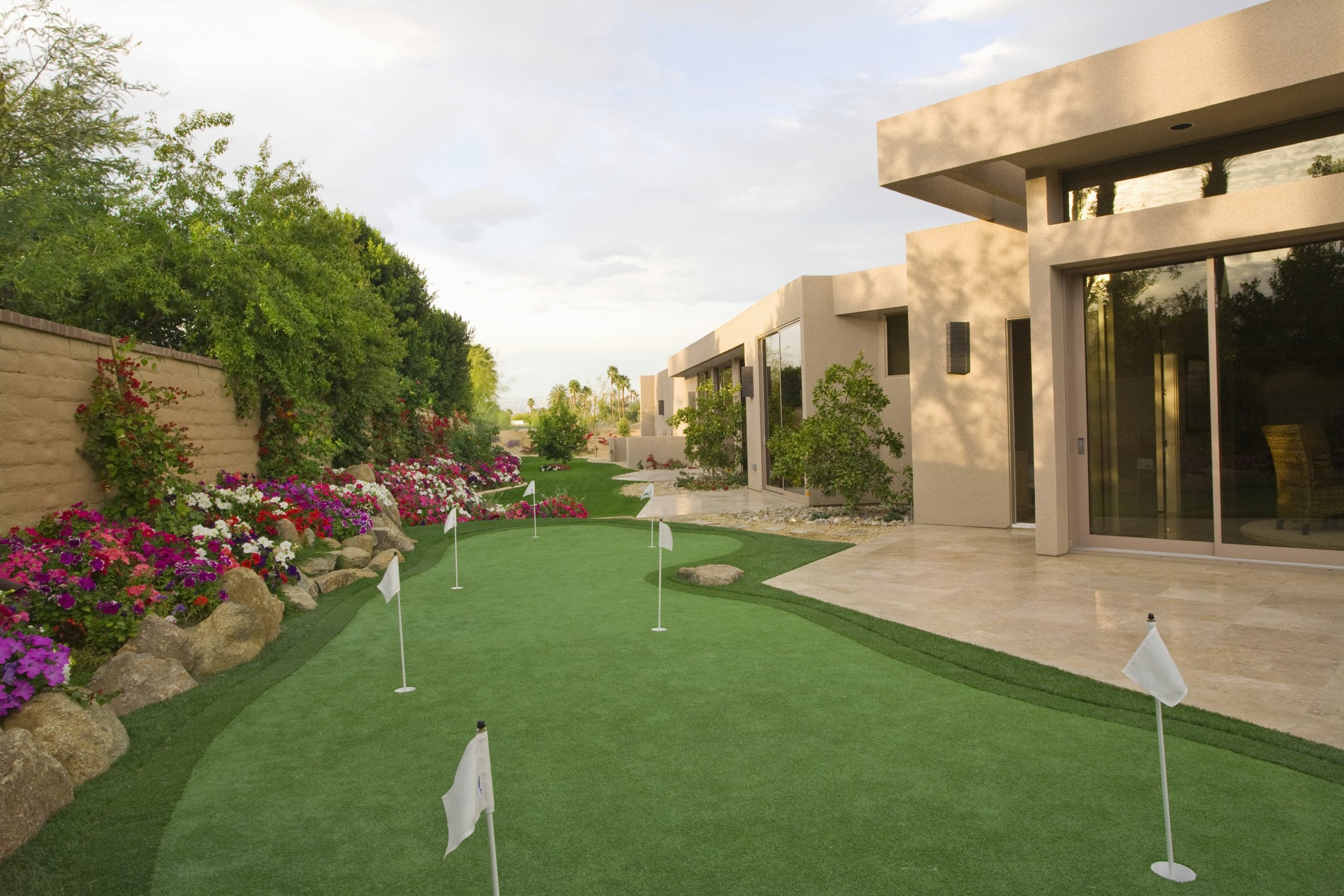 Modern backyard landscape design Sherman Oaks